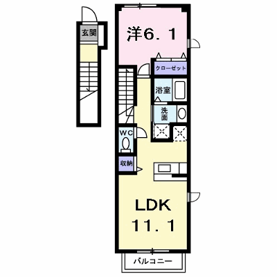 ヴィラ　プリティ 201【管理NO：1-012502901-02010】 ★家具家電は申し込み後に搬入します★の物件画像