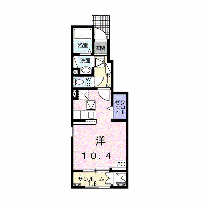 エルヴィータ・セーイＢ 105【管理NO：1-025788002-01040】 ★家具家電は申し込み後に搬入します★ ★2026年09月中旬入居可能★の物件画像