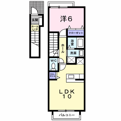 クレメント・エス 202【管理NO：1-015352001-02020】 ★家具家電は申し込み後に搬入します★の物件画像