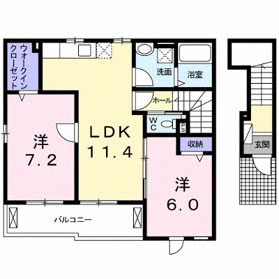 ポース　アザリーⅠ 201【管理NO：1-023627701-02010】 ★家具家電は申し込み後に搬入します★ ★2026年09月上旬入居可能★の物件画像