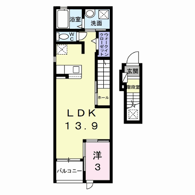 リュミエールＢ 202【管理NO：1-027836402-02020】 ★家具家電は申し込み後に搬入します★ ★2026年09月上旬入居可能★の物件画像
