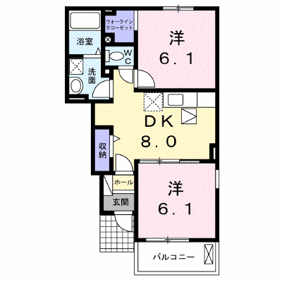 バービー・カール　Ｃ棟 105【管理NO：1-018588403-01050】 ★家具家電は申し込み後に搬入します★ ★2026年08月下旬入居可能★の物件画像