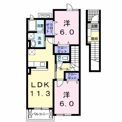 シェン　ヴァウムＢ 202【管理NO：1-015160002-02020】 ★家具家電は申し込み後に搬入します★の物件画像