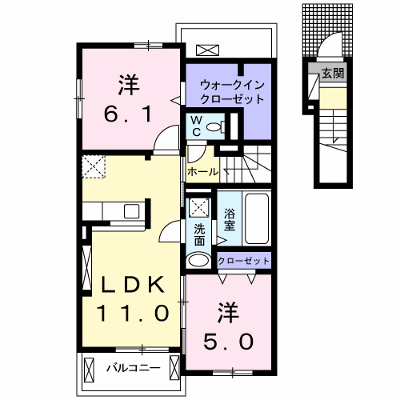 ＢＥＳＴ　ＨＯＵＳＥ　Ｖ　Ｂ 202【管理NO：1-023819102-02020】 ★家具家電は申し込み後に搬入します★の物件画像