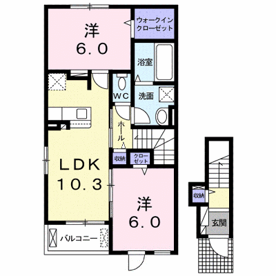 ピノ・ドルチェⅡ 201【管理NO：1-025129802-02010】 ★家具家電は申し込み後に搬入します★ ★2026年09月上旬入居可能★の物件画像