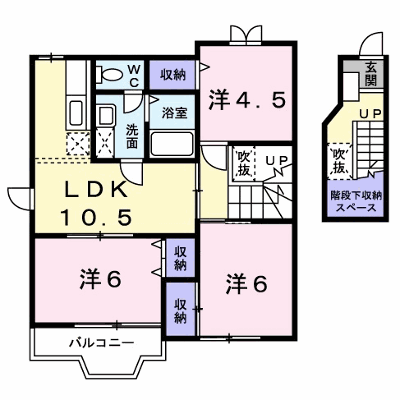 プレステージ２１　Ⅰ 202【管理NO：1-009701101-02020】 ★家具家電は申し込み後に搬入します★の物件画像