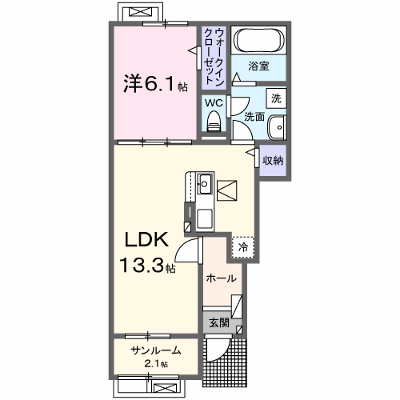グランノ２ 102【管理NO：1-027518402-01020】 ★家具家電は申し込み後に搬入します★ ★2026年09月中旬入居可能★の物件画像