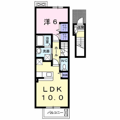 プランドール　セゾンⅠ 205【管理NO：1-023316701-02040】 ★家具家電は申し込み後に搬入します★ ★2026年09月中旬入居可能★の物件画像