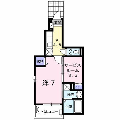 アメイジング　コート 106【管理NO：1-017960101-01050】 ★家具家電は申し込み後に搬入します★の物件画像