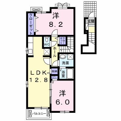 クレマチス　Ｂ 203【管理NO：1-023644102-02030】 ★家具家電は申し込み後に搬入します 2026年08月上旬入居可能の物件画像