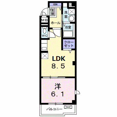 ＴＡＫＵＭＩ　２４ 101【管理NO：1-019447601-01010】 ★家具家電は申し込み後に搬入します★ ★2026年08月中旬入居可能★の物件画像