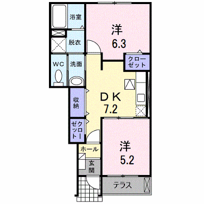 アルドール雅 102【管理NO：1-018294901-01020】 ★家具家電は申し込み後に搬入します★ ★2026年09月中旬入居可能★の物件画像