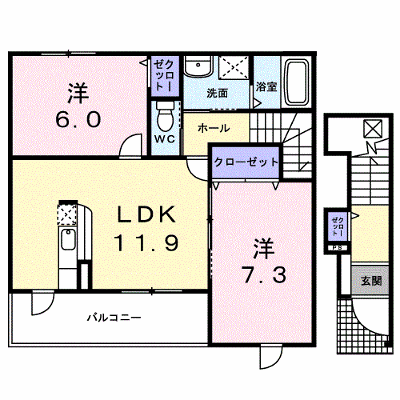 リムジン・グレィス 203【管理NO：1-018369501-02030】 ★家具家電は申し込み後に搬入します★ ★2026年09月中旬入居可能★の物件画像