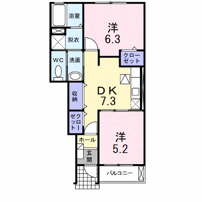 カーサ．エテルノ　Ⅱ 102【管理NO：1-016403802-01020】 ★家具家電は申し込み後に搬入します★ ★2026年09月上旬入居可能★の物件画像
