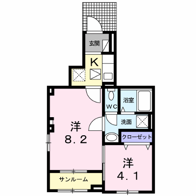 ルフィーネ 103【管理NO：1-024467801-01030】 ★家具家電は申し込み後に搬入します★の物件画像