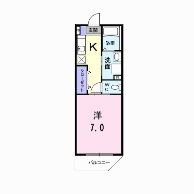 メゾン　ＴＭＳＫ 401【管理NO：1-015837501-04010】 ★家具家電は申し込み後に搬入します★の物件画像