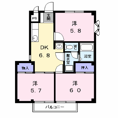 メゾンファミーユＢ 101【管理NO：1-005187502-01010】 ★家具家電は申し込み後に搬入します★ ★2026年09月上旬入居可能★の物件画像