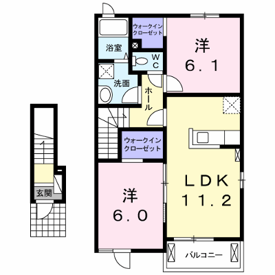 プランドール 202【管理NO：1-019608501-02020】 ★家具家電は申し込み後に搬入します 2026年09月中旬入居可能の物件画像