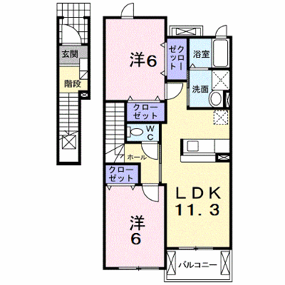 ブリランテ 202【管理NO：1-014865601-02020】 ★家具家電は申し込み後に搬入します★ ★2026年09月中旬入居可能★の物件画像