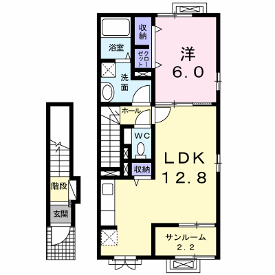 セレッソＣ 203【管理NO：1-022193701-02030】 ★家具家電は申し込み後に搬入します★ ★2026年08月下旬入居可能★の物件画像