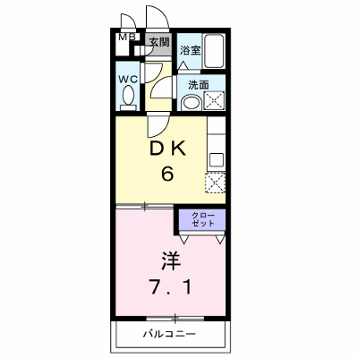 アンプルールリーブルＷｉｎｇ 209【管理NO：1-099400301-02090】 ★家具家電は申し込み後に搬入します★ ★2026年09月上旬入居可能★の物件画像