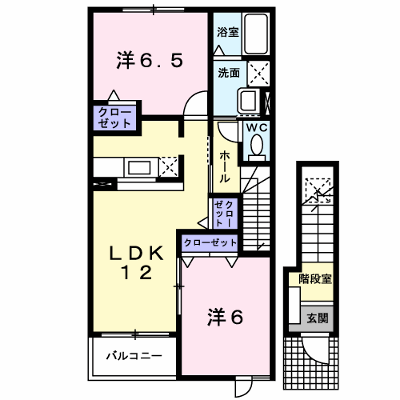 サニーヒルズ　Ｃ 203【管理NO：1-014025701-02030】 ★家具家電は申し込み後に搬入します★ ★2026年09月中旬入居可能★の物件画像