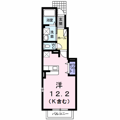 パークビサイド　Ａ 102【管理NO：1-015453001-01020】 ★家具家電は申し込み後に搬入します★ ★2026年09月中旬入居可能★の物件画像