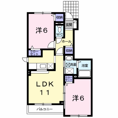 アルビレオⅡ 102【管理NO：1-015137501-01020】 ★家具家電は申し込み後に搬入します★ ★2026年08月下旬入居可能★の物件画像