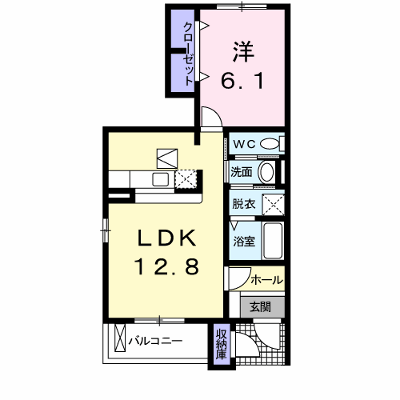 ボヌールパレスⅡ 103【管理NO：1-013070901-01030】 ★家具家電は申し込み後に搬入します★の物件画像
