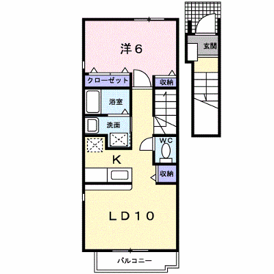 プリムローズ 202【管理NO：1-013769101-02020】 ★家具家電は申し込み後に搬入します★ ★2026年09月上旬入居可能★の物件画像