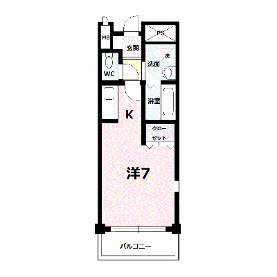 セブンフナダ 101【管理NO：1-009663601-01010】 ★家具家電は申し込み後に搬入します★の物件画像