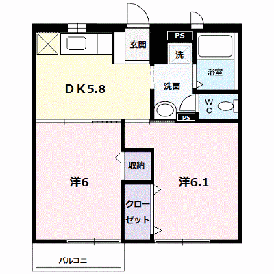 アーバンハイツ岩崎Ｂ 103【管理NO：1-007517902-01030】 ★家具家電は申し込み後に搬入します★の物件画像