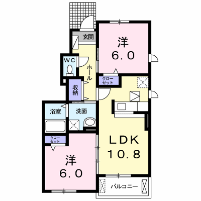 プロムナードＢ 101【管理NO：1-016419202-01010】 ★家具家電は申し込み後に搬入します★ ★2026年09月中旬入居可能★の物件画像