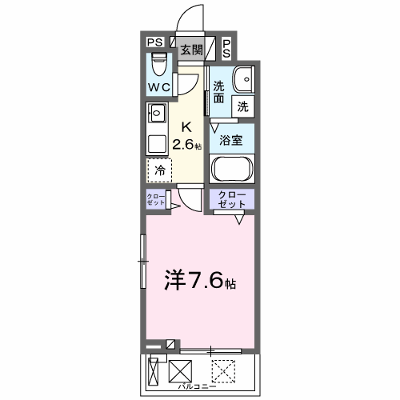 ホワイトタウンＢ 204【管理NO：1-027205801-02040】 ★家具家電は申し込み後に搬入します★ ★2026年10月上旬入居可能★の物件画像