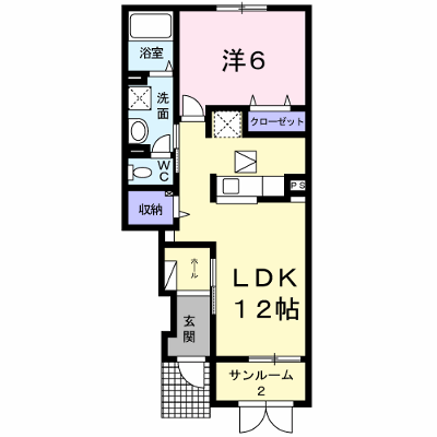 コンフォルト若葉 104【管理NO：1-022356701-01040】 ★家具家電は申し込み後に搬入します★ ★2026年08月下旬入居可能★の物件画像