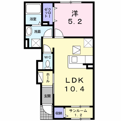 エテルノ　ドリーム 103【管理NO：1-019262301-01030】 ★家具家電は申し込み後に搬入します★ ★2026年08月中旬入居可能★の物件画像