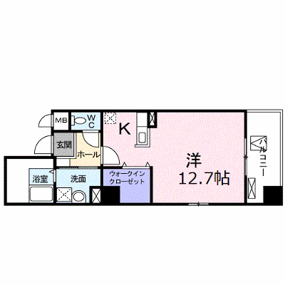 アヴニール山手 404【管理NO：1-014181501-04040】 ★家具家電は申し込み後に搬入します★ ★2026年09月中旬入居可能★の物件画像