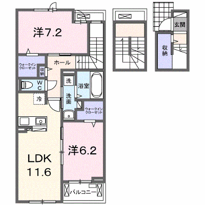 Ｓｕｎｎｙ　Ｍａｉｓｏｎ 305【管理NO：1-024924401-03050】 ★家具家電は申し込み後に搬入します★ ★2026年10月中旬入居可能★の物件画像
