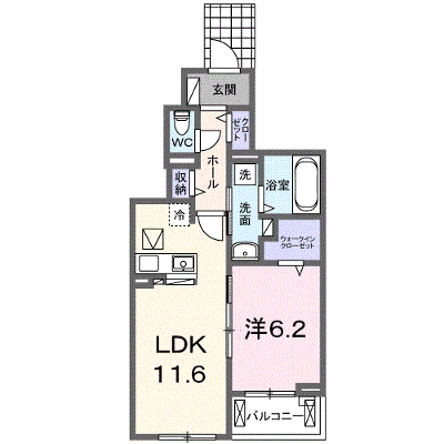 Ｓｕｎｎｙ　Ｍａｉｓｏｎ 104【管理NO：1-024924401-01040】 ★家具家電は申し込み後に搬入します★ ★2026年09月中旬入居可能★の物件画像