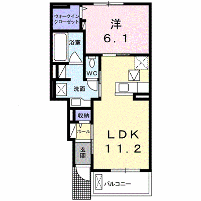 エバーグリーン 105【管理NO：1-021668502-01040】 ★家具家電は申し込み後に搬入します★の物件画像