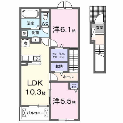 フォルム 205【管理NO：1-028186101-02040】 ★家具家電は申し込み後に搬入します 2026年10月上旬入居可能の物件画像