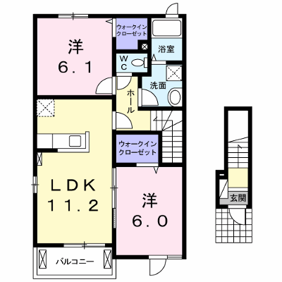 アイリン　タウン　Ｃ 201【管理NO：1-020466603-02010】 ★家具家電は申し込み後に搬入します 2026年08月上旬入居可能の物件画像