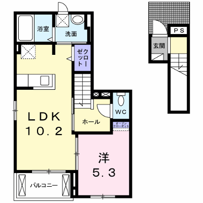 エスト（ｅｓｔ） 203【管理NO：1-022767201-02030】 ★家具家電は申し込み後に搬入します 2026年08月中旬入居可能の物件画像