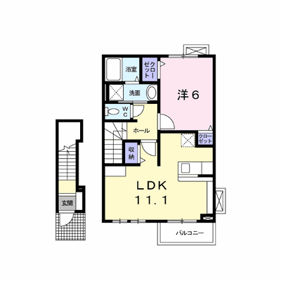 ベル　ソレイユ 205【管理NO：1-015547101-02040】 ★家具家電は申し込み後に搬入します★ ★2026年09月中旬入居可能★の物件画像