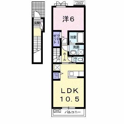 イターナルパレスⅡ 201【管理NO：1-021806501-02010】 ★家具家電は申し込み後に搬入します★の物件画像