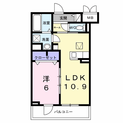 セレーナ　オーヴェスト 102【管理NO：1-028201901-01020】 ★家具家電は申し込み後に搬入します★ ★2027年01月下旬入居可能★の物件画像