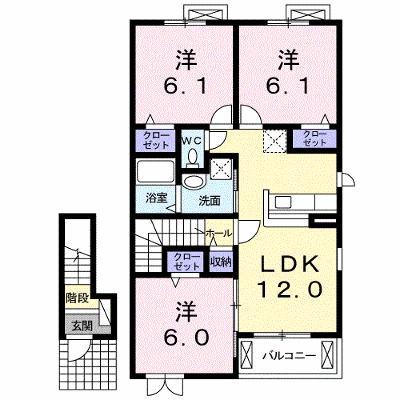 セントラル　アバンツァート　Ｂ 203【管理NO：1-018063002-02030】 ★家具家電は申し込み後に搬入します★ ★2026年09月中旬入居可能★の物件画像