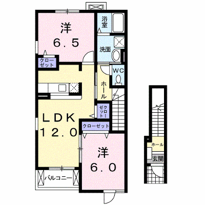 エレガンシア・コリーヌⅡ 201【管理NO：1-013431002-02010】 ★家具家電は申し込み後に搬入します★ ★2026年09月上旬入居可能★の物件画像