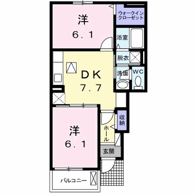 エトワ－ル 102【管理NO：1-021683901-01020】 ★家具家電は申し込み後に搬入します★ ★2026年09月中旬入居可能★の物件画像