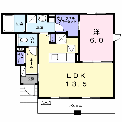 ヴェルテＣ 102【管理NO：1-020464801-01020】 ★家具家電は申し込み後に搬入します★ ★2026年09月中旬入居可能★の物件画像